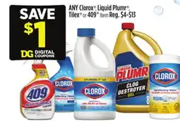 Dollar General ANY Clorox , Liquid Plumr , Tilex or 409 Item offer