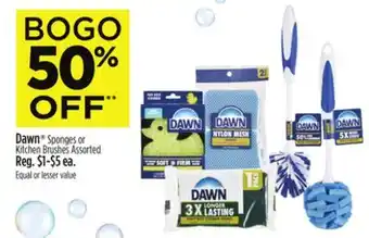 Dollar General Dawn Sponges or Kitchen Brushes offer