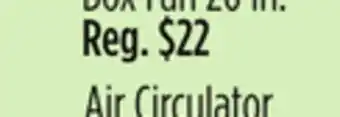 Dollar General Box Fan offer