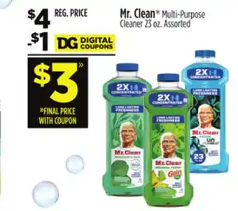 Dollar General Mr. Clean Multi-Purpose Cleaner offer