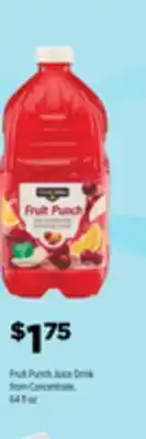 Dollar General Fruit Punch Juice Drink offer