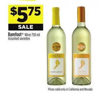 Dollar General Barefoot Wine offer