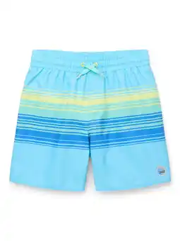 Walmart Laguna Boys Midway Stripe Volley Swim Trunks, Sizes 8-16 offer