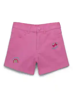 Walmart 365 Kids by Garanimals Girls Embroidered Twill Shorts, Sizes 4-10 offer