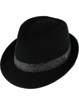 Walmart Ascentix Wool Blend All Season Fedora Hat with Herringbone Band (Men) offer