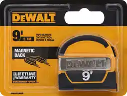 Walmart Dewalt-DWHT33028 9Ft Magnetic Pocket Tape Measure offer