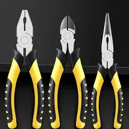Walmart SSKFHGI Heavy Duty 6 Combination Long Nose Side Cutter Cutting Pliers Hot J4 offer