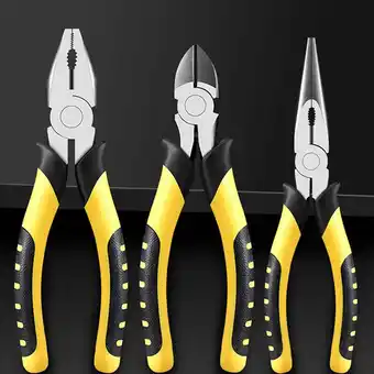Walmart SSKFHGI Heavy Duty 6 Combination Long Nose Side Cutter Cutting Pliers Hot J4 offer