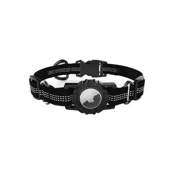 Walmart SaharaCase Adjustable Nylon Collar Case for Apple AirTag Medium Dogs Black (AT00032) offer