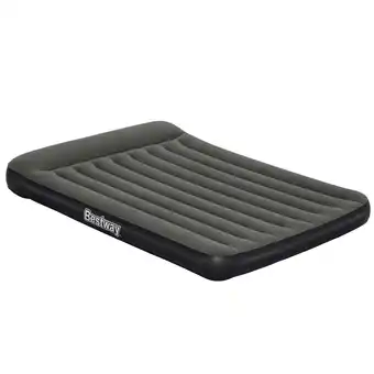 Walmart Bestway Tritech Air Mattress Queen 12 with Built-in Battery Pump offer