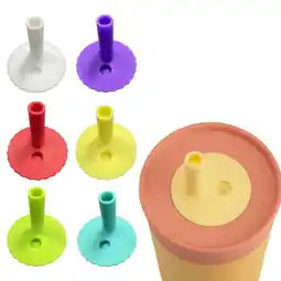 Walmart Red For Owala Children'S Water Bottle 12/15oz Spill-Proof Silicone Cup Lid Straw offer