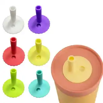 Walmart Red For Owala Children'S Water Bottle 12/15oz Spill-Proof Silicone Cup Lid Straw offer