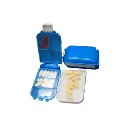Walmart En Route Travelware 2.5 x 4 in. Travelers Compartment Pill Case - Blue offer