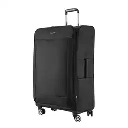 Walmart Ricardo Beverly Hills Solvang 2.0 Softside 28 Expandable Checked Spinner Luggage, Adult, Black offer