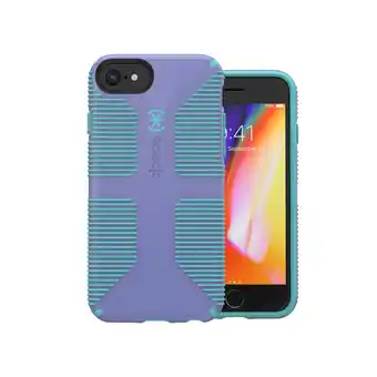 Walmart Speck iPhone 8, 7 & 6S Candyshell Grip Case, Blue & Purple offer
