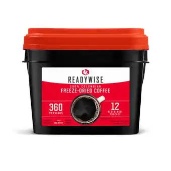 Walmart ReadyWise 360 Servings Freeze-Dried Coffee offer