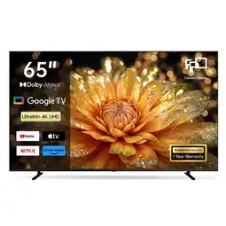 Walmart FPD 65 UHD 4K Google Smart LED TV offer