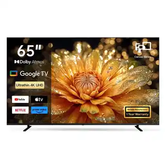 Walmart FPD 65 UHD 4K Google Smart LED TV offer