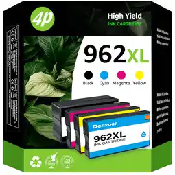 Walmart 962 Ink Cartridge Compatible with HP 962XL Ink Cartridges for HP Officejet Pro 9015e 9015 9010 9018e offer