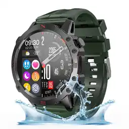 Walmart TOPVISION Smart Watch for Men Women, Fitness Tracker with 100+ Sport Modes for Android & iOS, Green offer