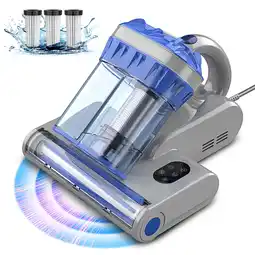Walmart INSE Mattress Vacuums, Bed Vacuum Cleaner with 253.7nm UV-C Light & HEPA Filter, M1 offer