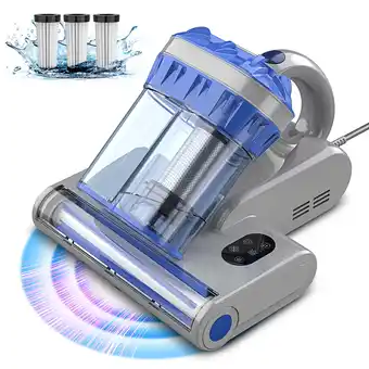 Walmart INSE Mattress Vacuums, Bed Vacuum Cleaner with 253.7nm UV-C Light & HEPA Filter, M1 offer