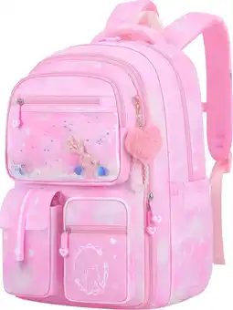 Walmart Burufy School Backpacks for Girls, Kids School Bookbag Girls School Bags Gifts-Pink offer