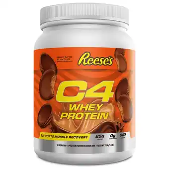 Walmart C4 Whey Protein Powder, Reese's Peanut Butter Cup Flavor, 25g of Protein, 18 Servings offer