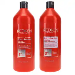 Walmart Redken Frizz Dismiss Shampoo and Conditioner, 33.8 oz COMBO PACK offer