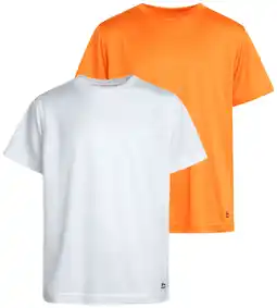 Walmart RBX Boys' Athletic T-Shirt - 2 Pack Active Performance Dry-Fit Sports Tee (Size: 8-16) offer