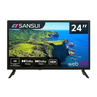 Walmart Sansui 24 inch LED 720P HD Frameless Design Smart TV -Dolby Hdr 10 & Atmos Sound offer