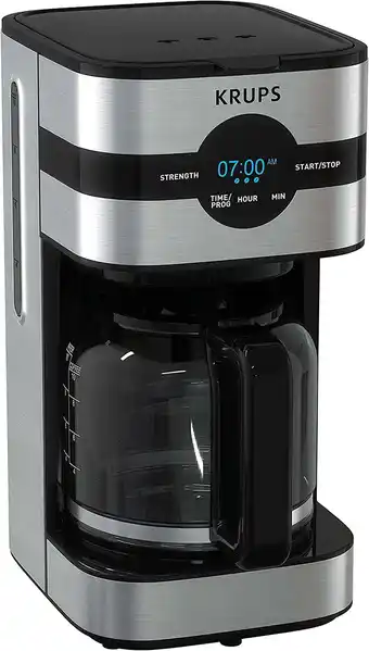 Walmart Krups Simply Brew 10 cup Digital Coffee Maker, KM205D50 offer