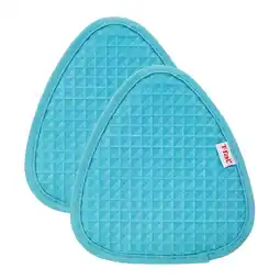 Walmart T-fal Flexible Waffle Silicone Pot Holders, Set of Two, Breeze offer