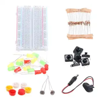 Walmart lanema Starter Kit R3 Mini Breadboard LED Jumper Wire Button offer