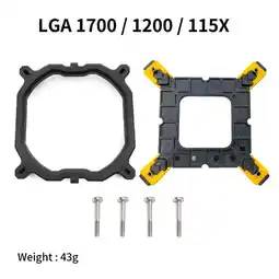 Walmart Qisuw CPU Cooler Fan Bracket Kit with Mounting Screws for LGA 1150 1151 1155 1156 1366 offer