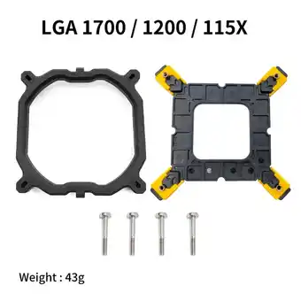 Walmart Qisuw CPU Cooler Fan Bracket Kit with Mounting Screws for LGA 1150 1151 1155 1156 1366 offer