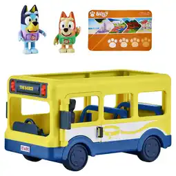 Walmart Bluey, Adventure Bus, Bus Vehicle Bluey and Bingo 2.5-3 Figures, 1 Accessory, Preschool, Ages 3+ offer