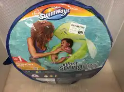 Walmart Swimways Infant Baby Spring Float - Green offer