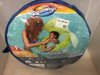 Walmart Swimways Infant Baby Spring Float - Green offer