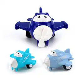 Walmart Zeiwohndc Children's Simulated Pull Back Plane Lifelike Plane Portable Educational Toys offer