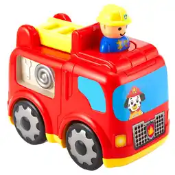 Walmart Kidoozie Press n Zoom Fire Engine - Developmental Activity Toy for Toddlers ages 12 months and older offer
