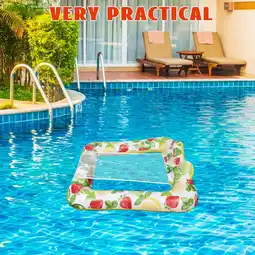 Walmart MLINS Deck Chair Floating Row Inflatable Pool Loungers Shape for Baby Travel offer