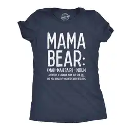 Walmart Womens Mama Bear Definition T Shirt Funny Mothers Day Gift Best Mom Novelty Tee Womens Graphic Tees offer