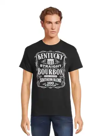 Walmart Kentucky Bourbon Men's and Big Men's Graphic Tee with Short Sleeves, Sizes S-3XL offer