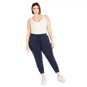 Walmart Avenue Women's Plus Size Double Stripe Pant offer