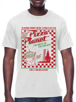 Walmart Toy Story, Men's & Big Men's Graphic Tee Shirt, Alien Pizza Planet Ad, Sizes S-3XL offer
