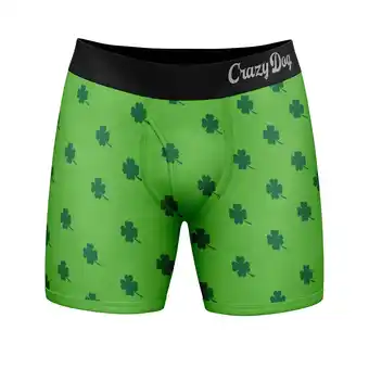 Walmart Mens I Clover Shenanigans Boxers Funny St Patricks Day Saint Paddy Shamrock Graphic Underwear offer