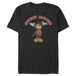 Walmart Men's Mickey & Friends Retro Spread Graphic Tee Black 3X Large offer