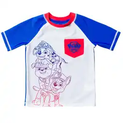 Walmart Paw Patrol Chase Marshall Rubble Toddler Boys Rash Guard Toddler to Little Kid offer