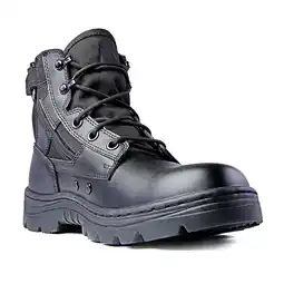 Walmart Ridge Men 6 Leather Non-Slip Tactical Military Work Black Shoe Boot, S10W offer